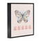 Stupell Industries Grace with Butterfly Framed Giclee Wall Art Design by Blue Chair Blessing